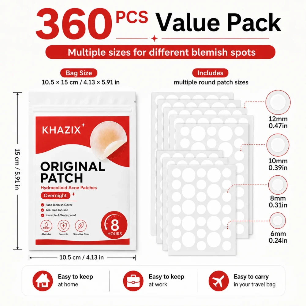 Invisible Hydrocolloid Pimple Patches