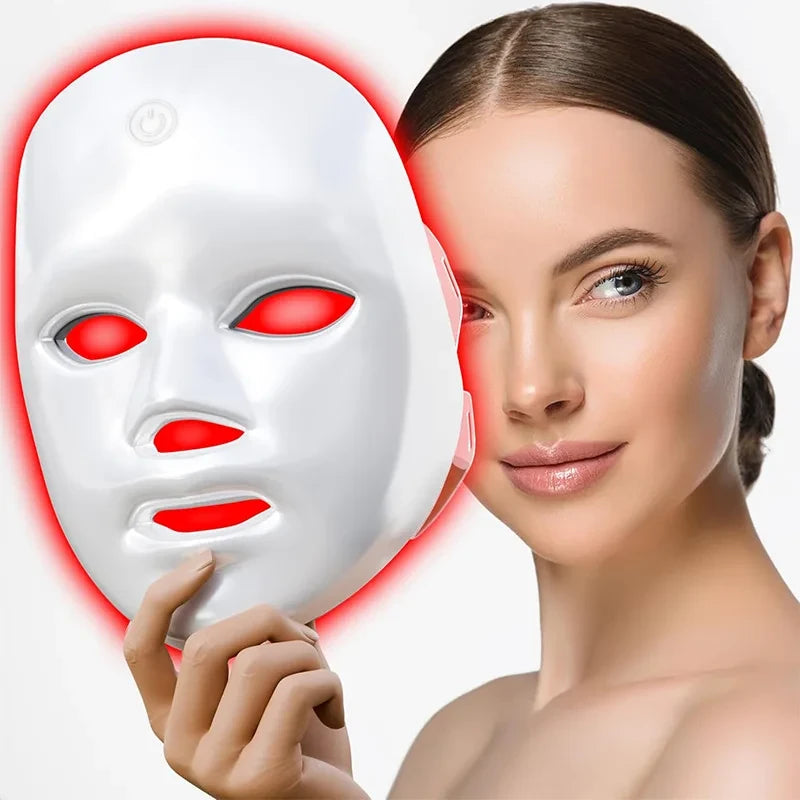 7 Color LED Light Therapy Face Mask