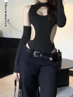 Gothic Off Shoulder Bodysuit