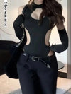 Gothic Off Shoulder Bodysuit