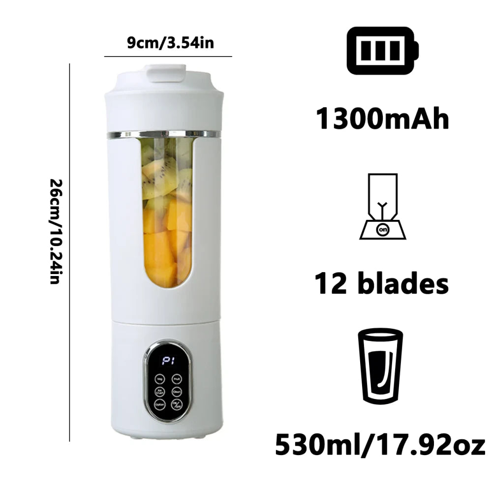 Portable Blender Bottle for Shakes