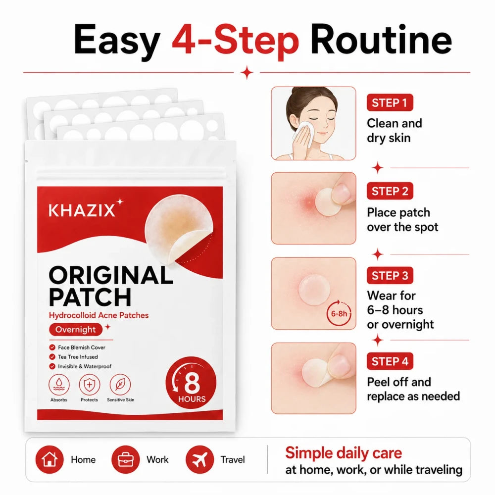 Invisible Hydrocolloid Pimple Patches