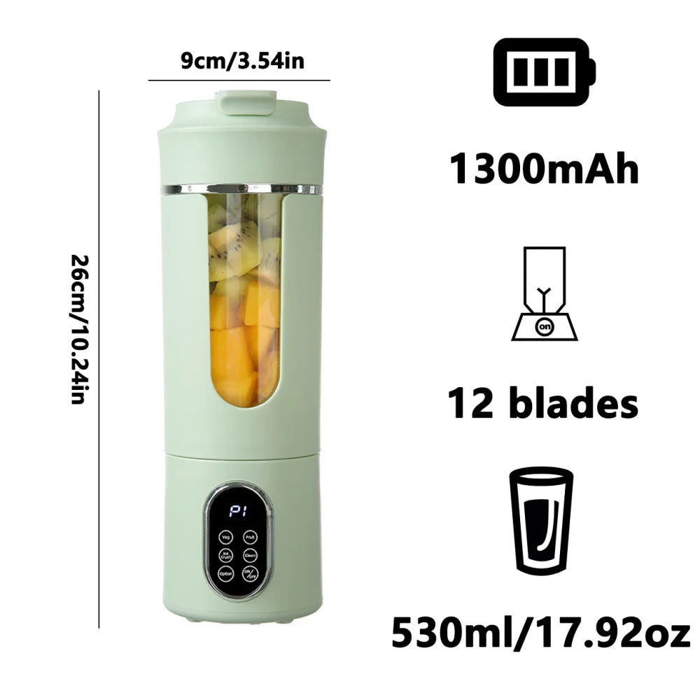 Portable Blender Bottle for Shakes