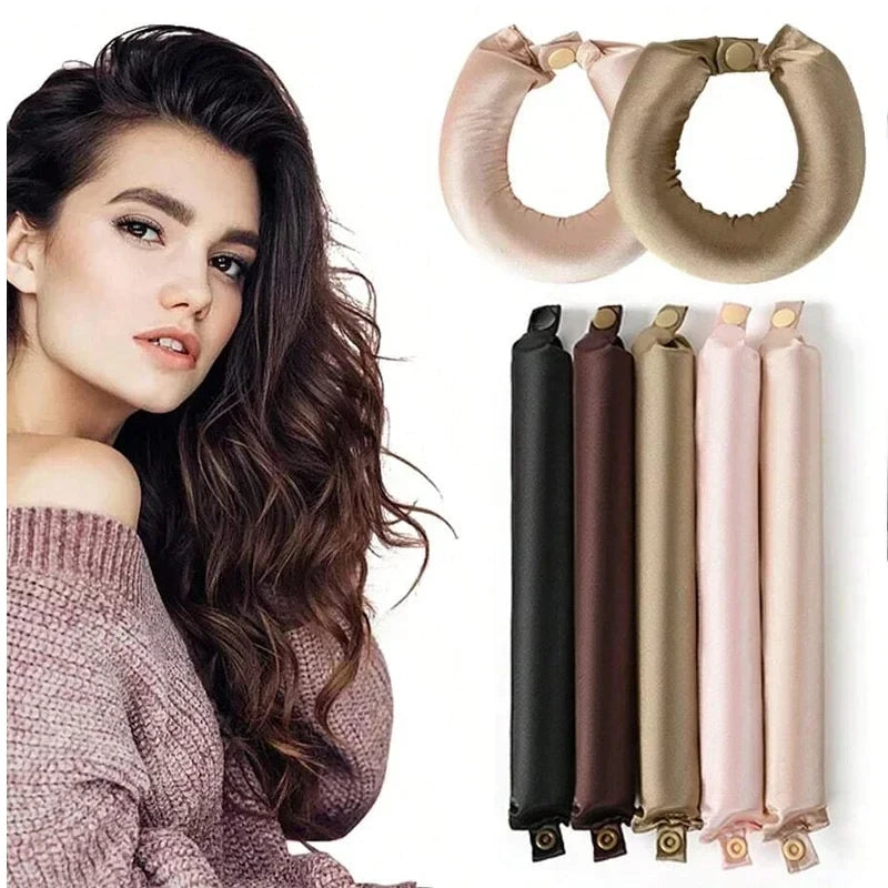 Satin Heatless Hair Curler